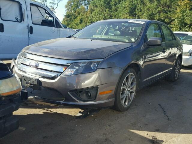 3FAHP0JA4CR362588 - 2012 FORD FUSION SEL GRAY photo 2