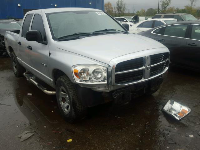 1D7HA18K78J120501 - 2008 DODGE RAM 1500 SILVER photo 1