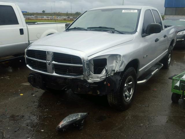 1D7HA18K78J120501 - 2008 DODGE RAM 1500 SILVER photo 2