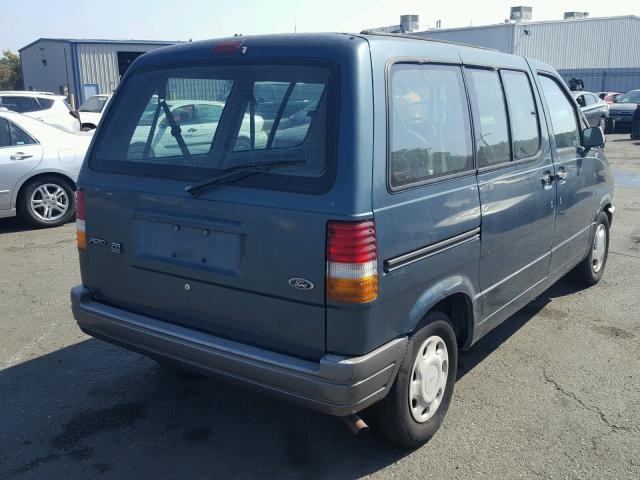 1FMCA11U9TZA82727 - 1996 FORD AEROSTAR GREEN photo 4