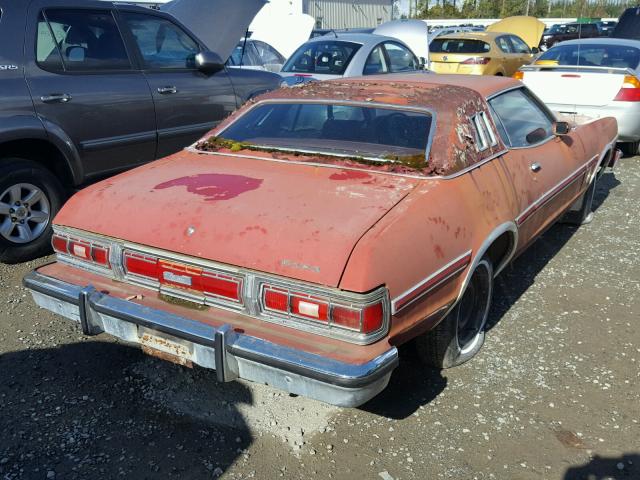 6G21H260255 - 1976 FORD ELITE RED photo 4