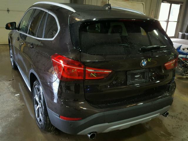 WBXHT3C34G5E49122 - 2016 BMW X1 XDRIVE2 BLACK photo 3