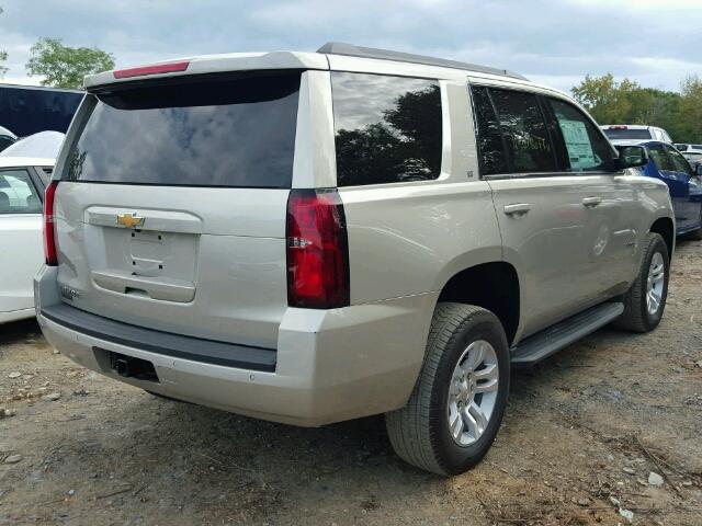 1GNSCBKCXHR346350 - 2017 CHEVROLET TAHOE C150 GOLD photo 4