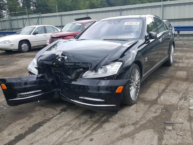 WDDNG7GB6AA359985 - 2010 MERCEDES-BENZ S 600 BLACK photo 2