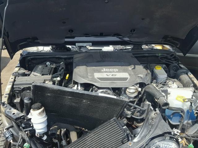 1C4AJWBG8EL279654 - 2014 JEEP WRANGLER S BLACK photo 7