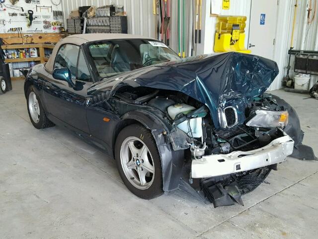 4USCH7323WLD15536 - 1998 BMW Z3 GREEN photo 1