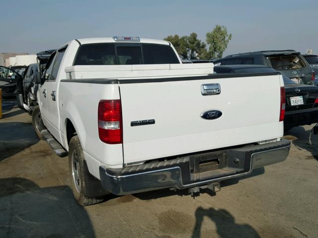 1FTPW12567FA19672 - 2007 FORD F150 SUPER WHITE photo 3