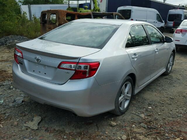 4T1BF1FK0EU813033 - 2014 TOYOTA CAMRY L SILVER photo 4