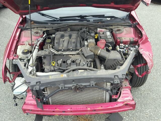 3FAHP0JG4CR147409 - 2012 FORD FUSION RED photo 7