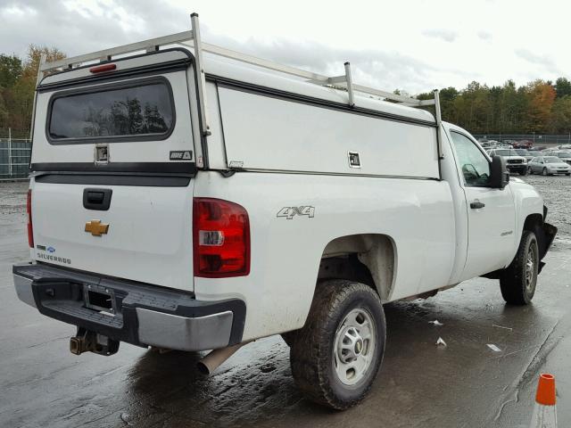 1GC0KVCG1CF107043 - 2012 CHEVROLET SILVERADO WHITE photo 4