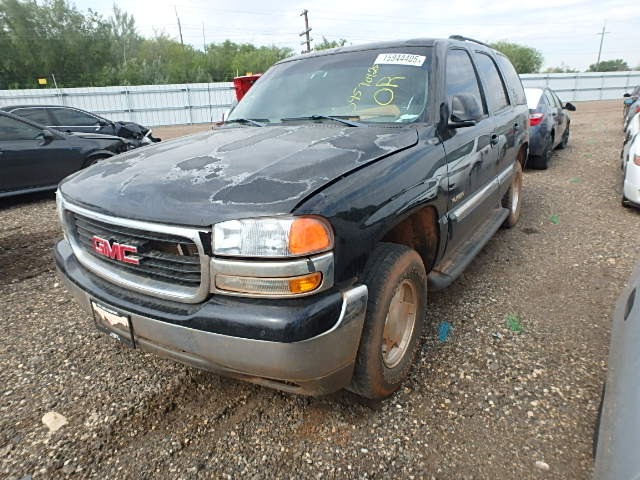 1GKEC13V83J137197 - 2003 GMC YUKON BLACK photo 2