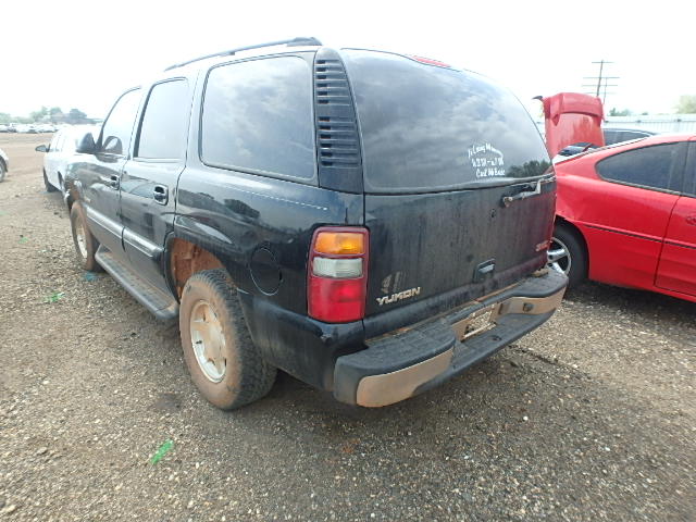 1GKEC13V83J137197 - 2003 GMC YUKON BLACK photo 3