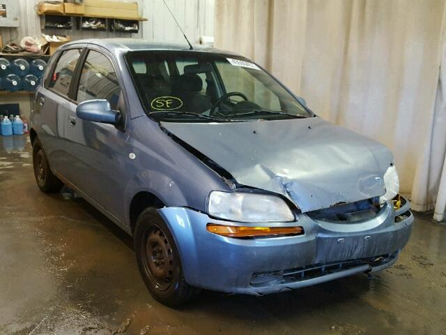 KL1TD66657B724935 - 2007 CHEVROLET AVEO BLUE photo 1