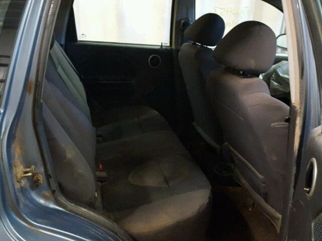 KL1TD66657B724935 - 2007 CHEVROLET AVEO BLUE photo 6