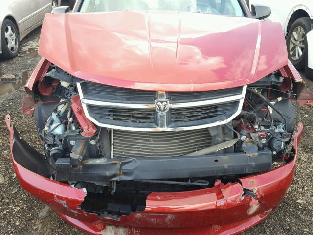 1B3LC56R98N136473 - 2008 DODGE AVENGER SX RED photo 7