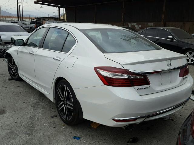 1HGCR2F55HA150243 - 2017 HONDA ACCORD SPO WHITE photo 3