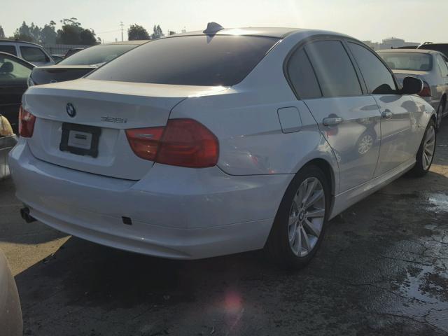 WBAPH5C53BA444074 - 2011 BMW 328 I SULE WHITE photo 4