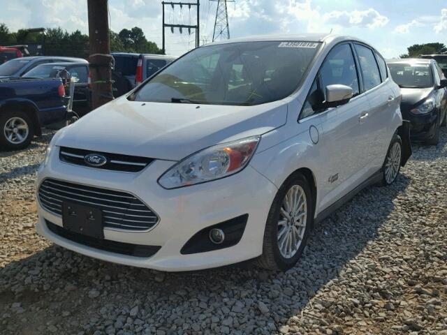 1FADP5CU6DL534333 - 2013 FORD C-MAX PREM WHITE photo 2