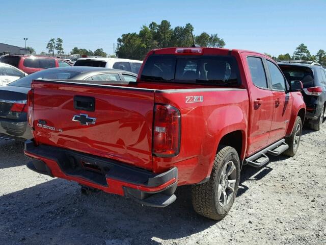 1GCGSDEN1H1235212 - 2017 CHEVROLET COLORADO Z RED photo 4