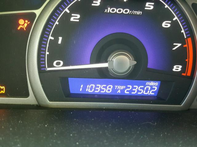 2HGFA16589H355220 - 2009 HONDA CIVIC LX Azul foto 8