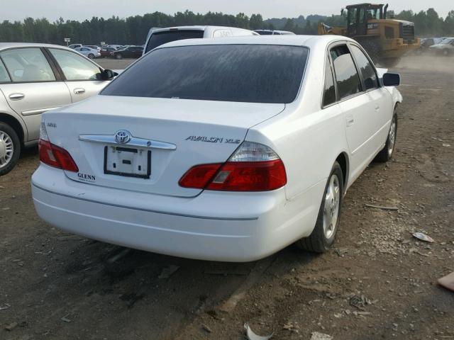 4T1BF28B64U357203 - 2004 TOYOTA AVALON XL WHITE photo 4