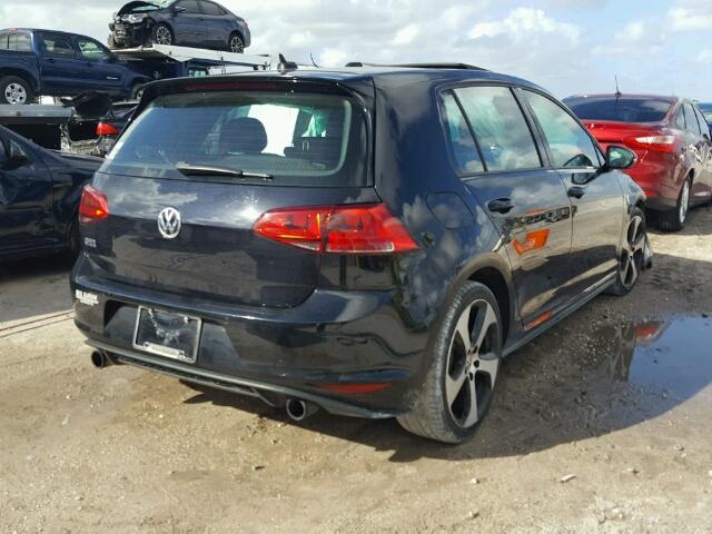 3VW4T7AU2FM068046 - 2015 VOLKSWAGEN GTI BLACK photo 4