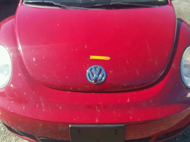 3VWSG31Y36M332995 - 2006 VOLKSWAGEN NEW BEETLE RED photo 7