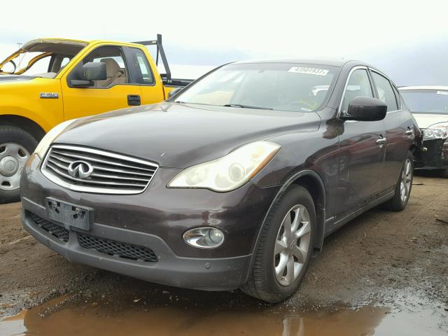 JNKAJ09F68M352835 - 2008 INFINITI EX35 BASE PURPLE photo 2