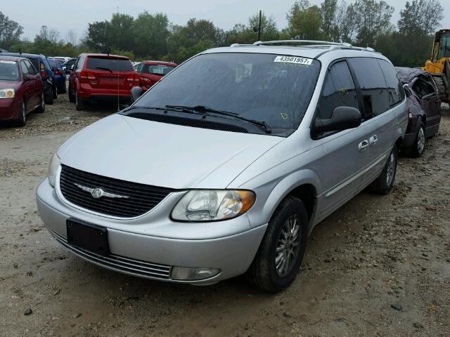 2C8GP64L03R185998 - 2003 CHRYSLER TOWN & COU SILVER photo 2