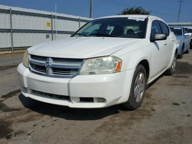 1B3CC4FB3AN107862 - 2010 DODGE AVENGER SX WHITE photo 2