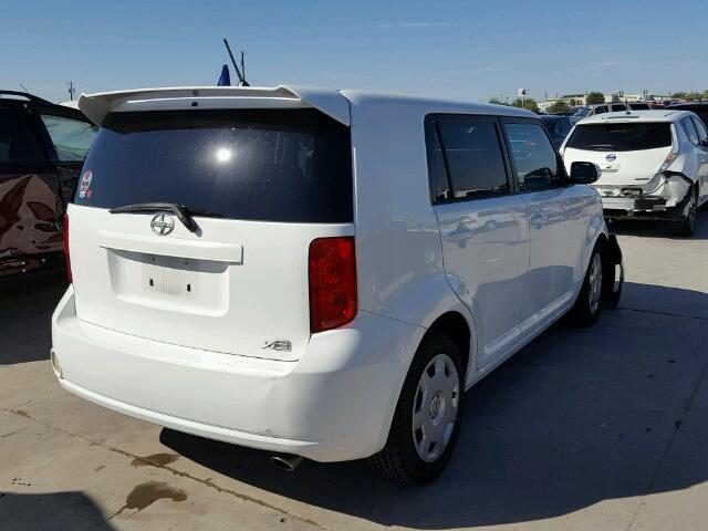 JTLKE50E691073338 - 2009 SCION XB WHITE photo 4