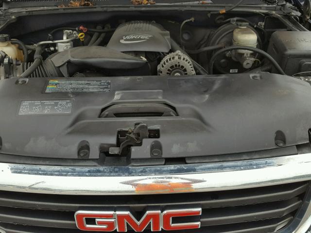 1GTEK14T46Z122116 - 2006 GMC NEW SIERRA BLUE photo 7