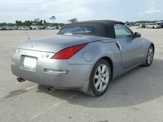 JN1AZ36A05M755437 - 2005 NISSAN 350Z ROADS GRAY photo 4