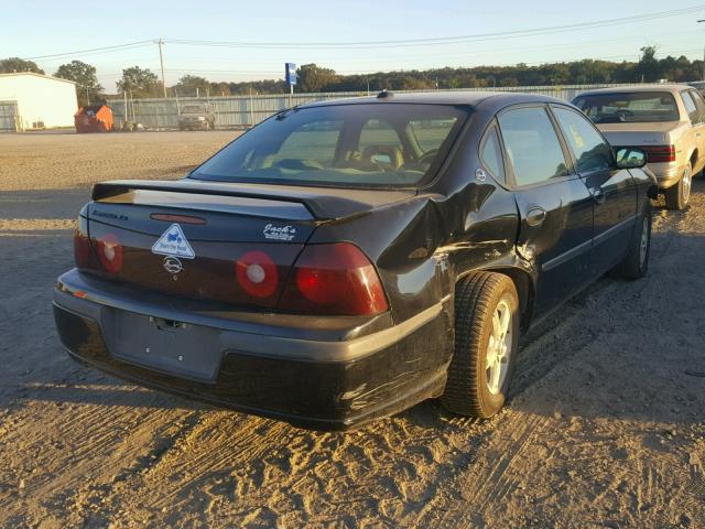 2G1WH52K639191439 - 2003 CHEVROLET IMPALA LS BLACK photo 4