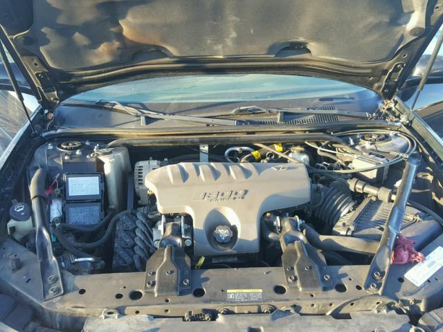 2G1WH52K639191439 - 2003 CHEVROLET IMPALA LS BLACK photo 7