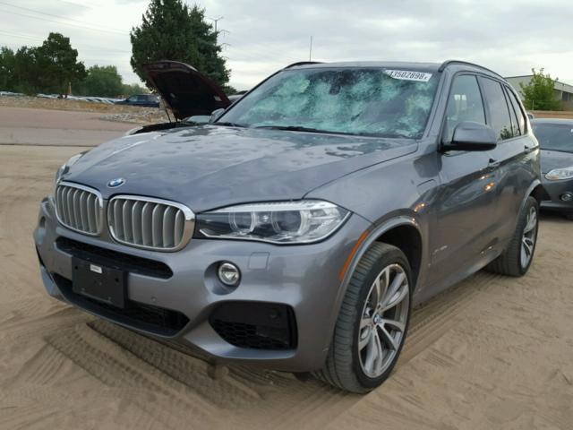 5UXKT0C58G0S79388 - 2016 BMW X5 XDR40E GRAY photo 2