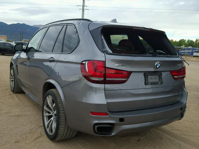 5UXKT0C58G0S79388 - 2016 BMW X5 XDR40E GRAY photo 3