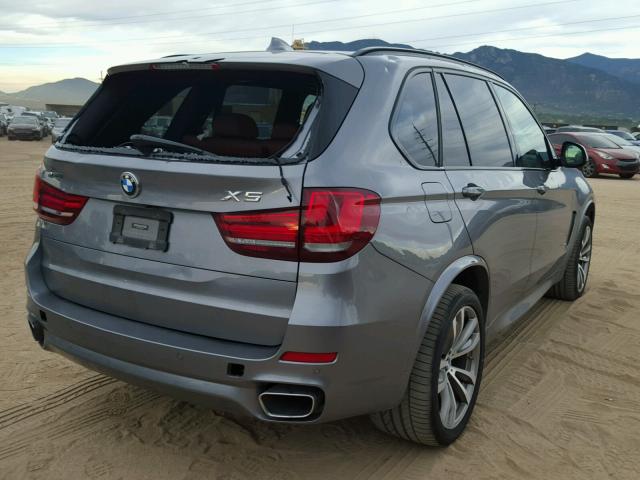 5UXKT0C58G0S79388 - 2016 BMW X5 XDR40E GRAY photo 4