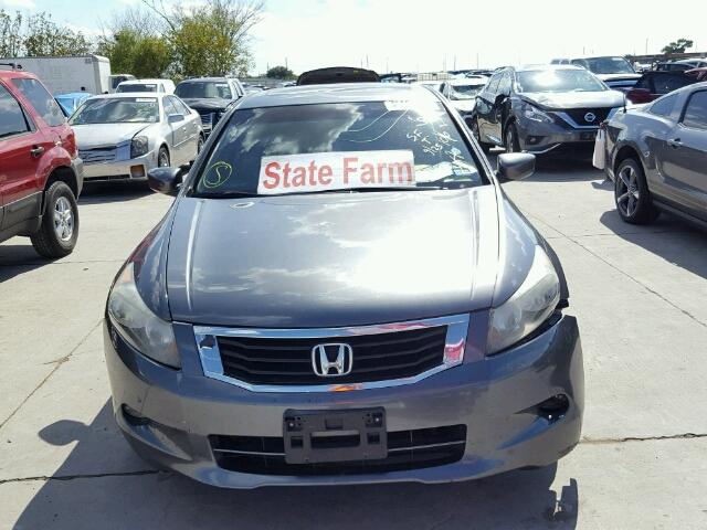 1HGCP36838A061034 - 2008 HONDA ACCORD CHARCOAL photo 9