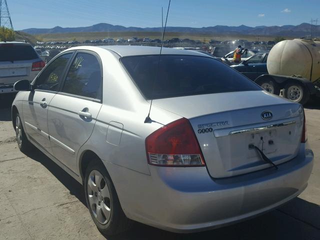 KNAFE221995620193 - 2009 KIA SPECTRA EX SILVER photo 3