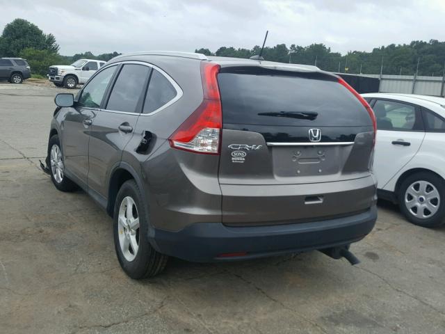 5J6RM3H78EL003212 - 2014 HONDA CR-V EXL GRAY photo 3