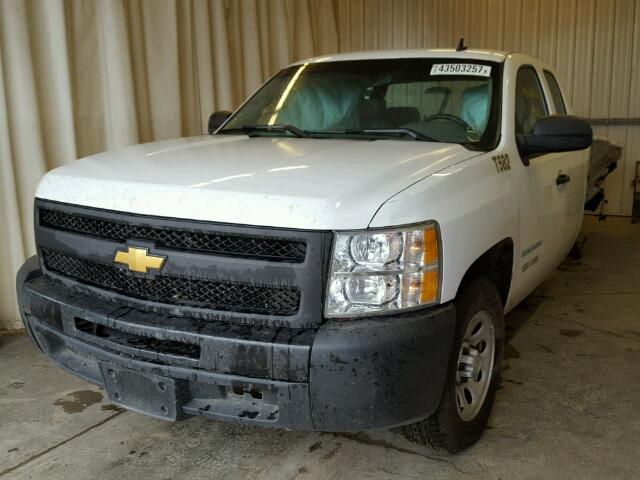 1GCRCPE08DZ282454 - 2013 CHEVROLET SILVERADO WHITE photo 2