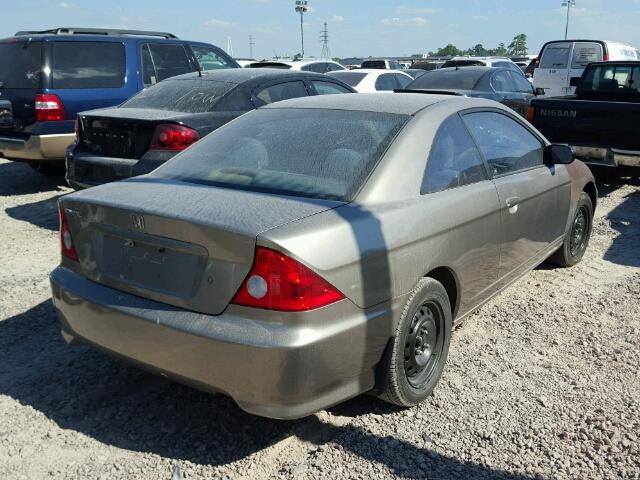 1HGEM22665L024981 - 2005 HONDA CIVIC LX GRAY photo 4