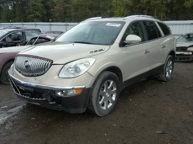 5GAER23D89J124130 - 2009 BUICK ENCLAVE CX GOLD photo 2