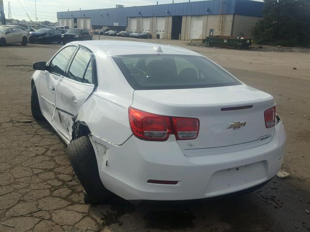 1G11C5SLXEF127870 - 2014 CHEVROLET MALIBU WHITE photo 3