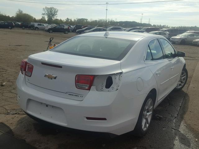 1G11C5SLXEF127870 - 2014 CHEVROLET MALIBU WHITE photo 4