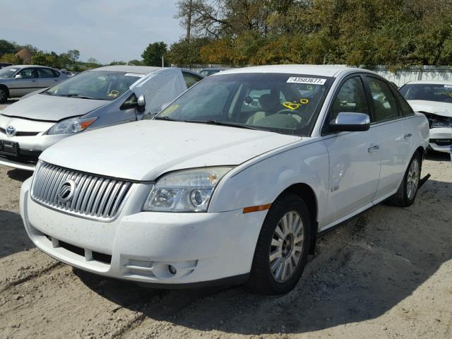 1MEHM40W38G613041 - 2008 MERCURY SABLE LUXU WHITE photo 2