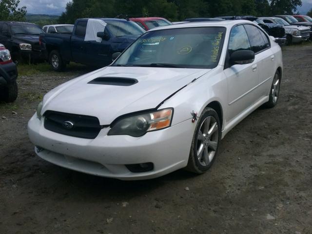 4S3BL676156205201 - 2005 SUBARU LEGACY GT WHITE photo 2