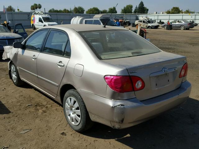 1NXBR38E13Z150711 - 2003 TOYOTA COROLLA CE SILVER photo 3