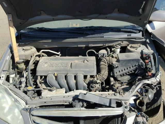 1NXBR38E13Z150711 - 2003 TOYOTA COROLLA CE SILVER photo 7